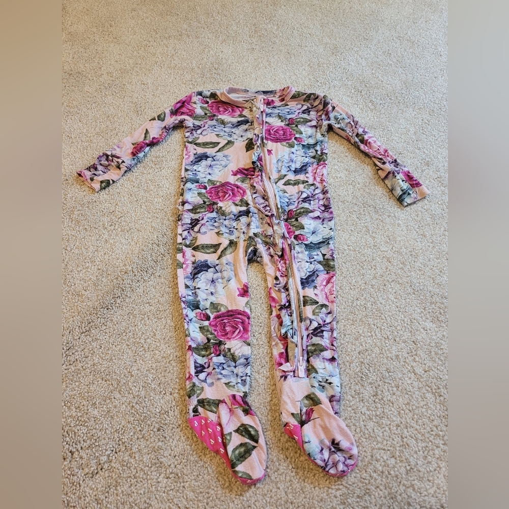 Posh Peanut baby ruffled pajama